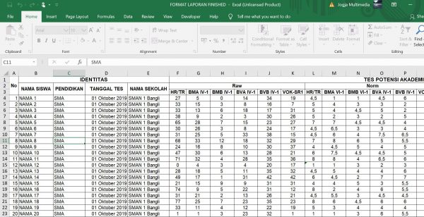 Training Pelatihan Kursus Jasa Excel Macro | Membuat Grafik Laporan Otomatis Berdasarkan Input Data